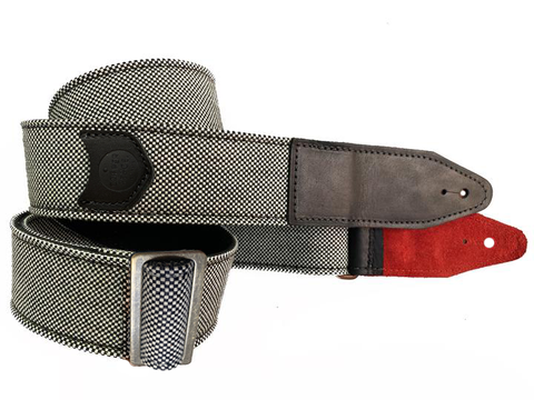Copperpeace_Havanna_guitar_strap_black_and_white_guitar_strap