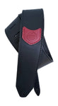 Copperpeace_Homerun_Guitar_Strap_Black_Leather Red Embossed Pocket