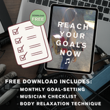 The Musician's Monthly "TA-DA" Checklist and Goal Setting- Free Download!